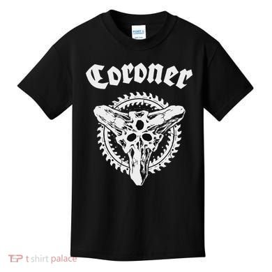 Coroner Band  Small Black Kids T-Shirt