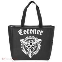 Coroner Band  Small Black Tote Bag thumb 0