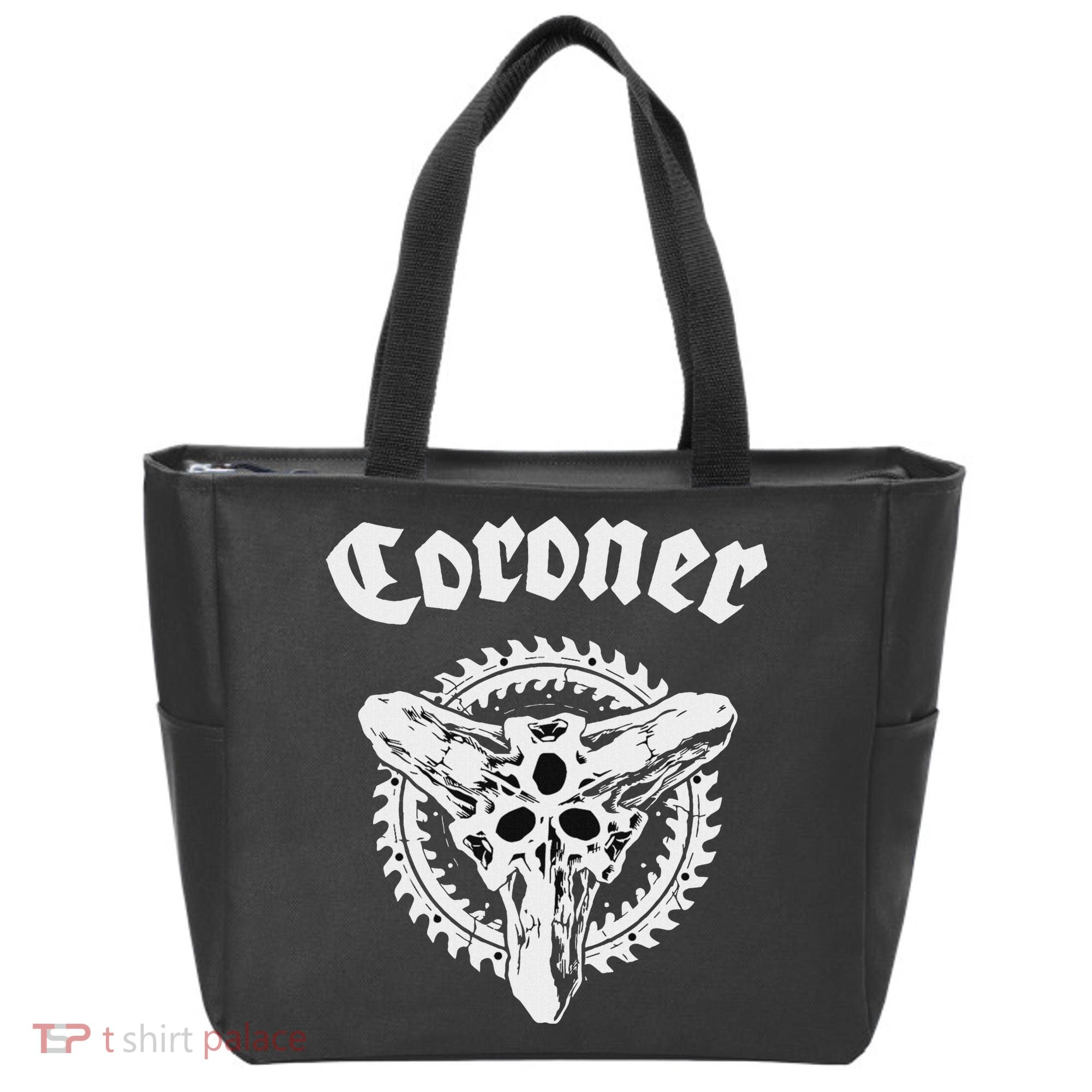 Coroner Band  Small Black Tote Bag