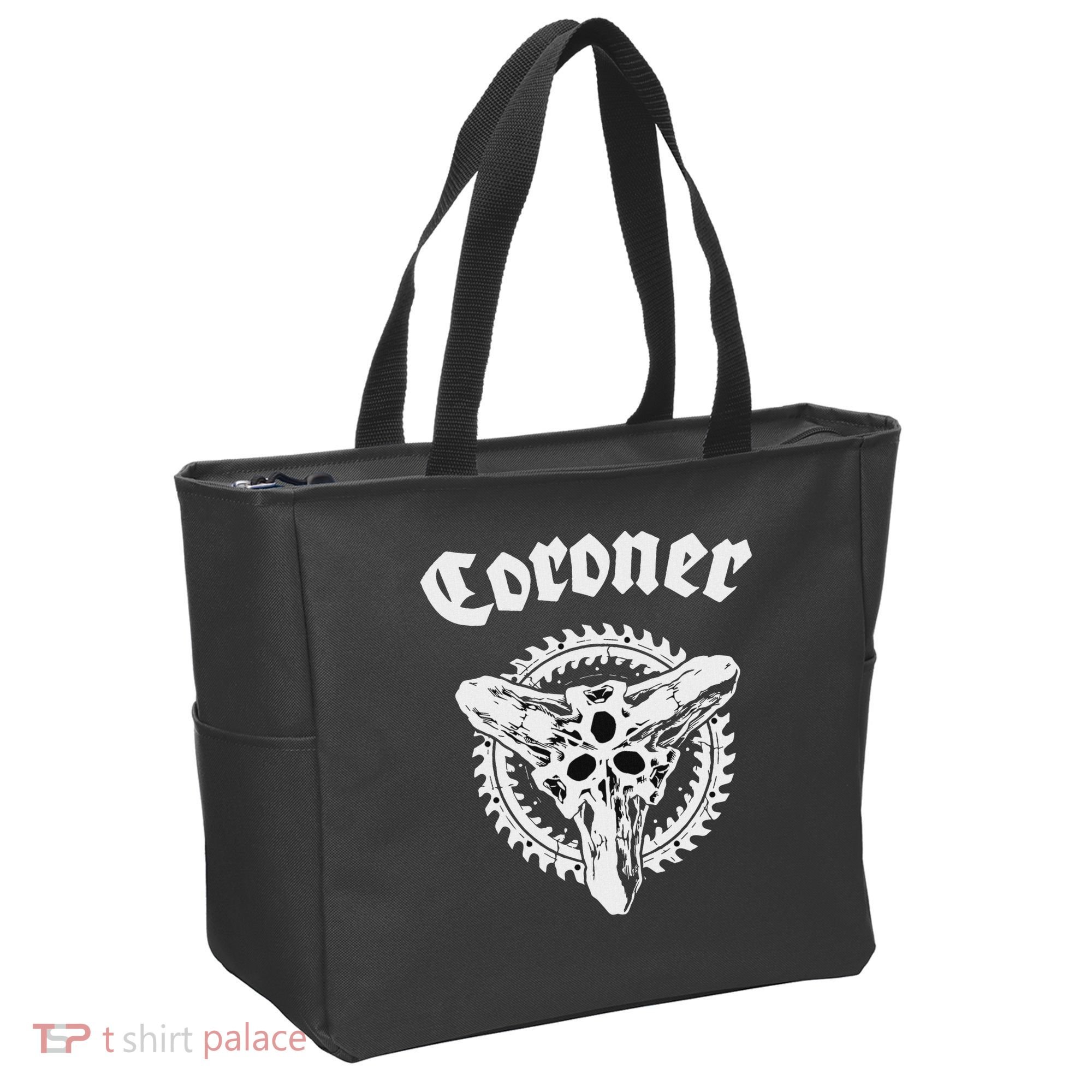 Coroner Band  Small Black Tote Bag