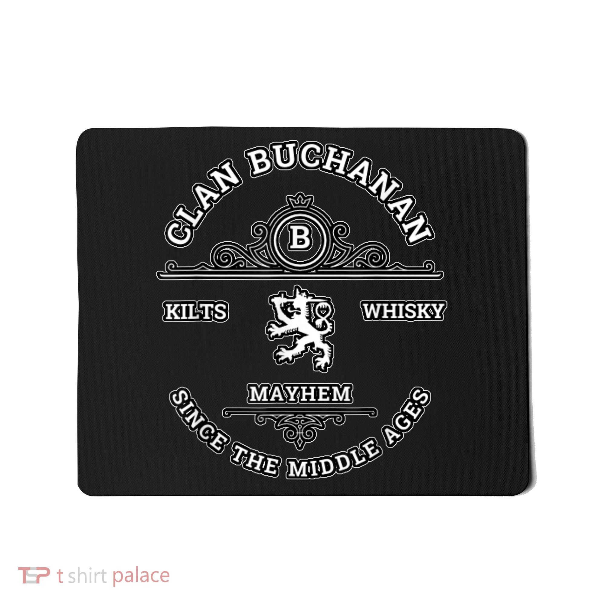Clan Buchanan Scottish Kilt Highland Games Mousepad