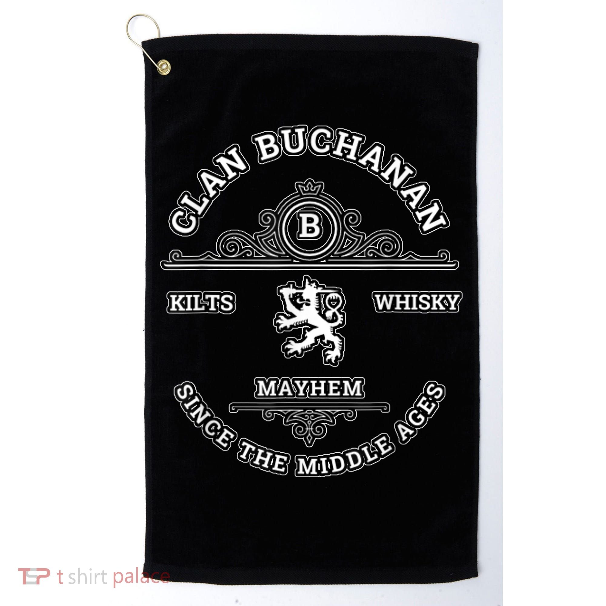 Clan Buchanan Scottish Kilt Highland Games Golf Towel