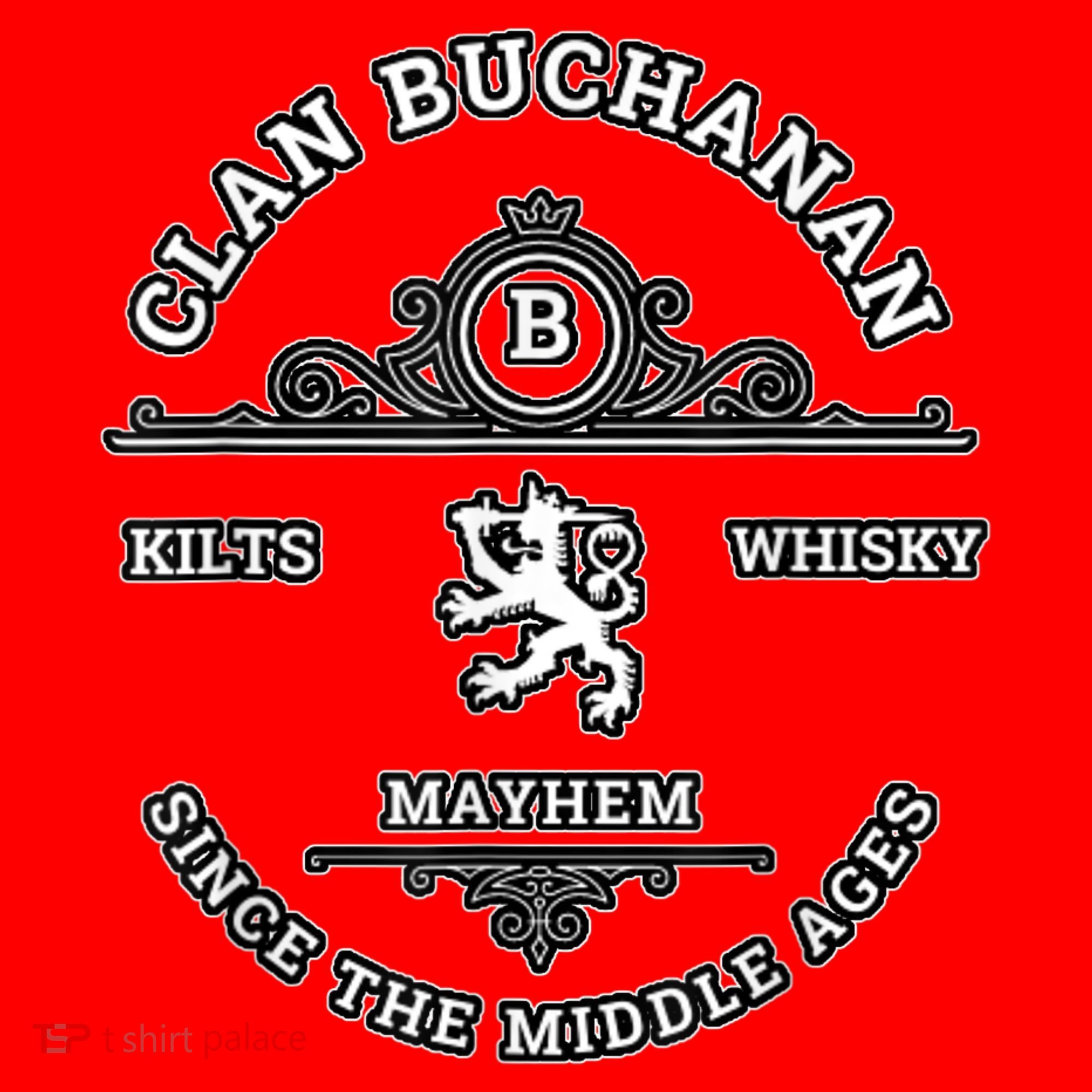 Clan Buchanan Scottish Kilt Highland Games Santa Hat