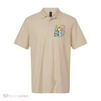 Coquette Bow Summer Vibes Preppy Checkered Funny Beach Life Polo thumb 0