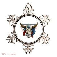 Classic Buffalo Skull Native American Tribe Totem Ornament thumb 0