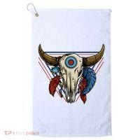 Classic Buffalo Skull Native American Tribe Totem Golf Towel thumb 0