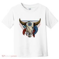 Classic Buffalo Skull Native American Tribe Totem Toddler T-Shirt thumb 0