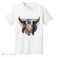 Classic Buffalo Skull Native American Tribe Totem Kids T-Shirt thumb 0