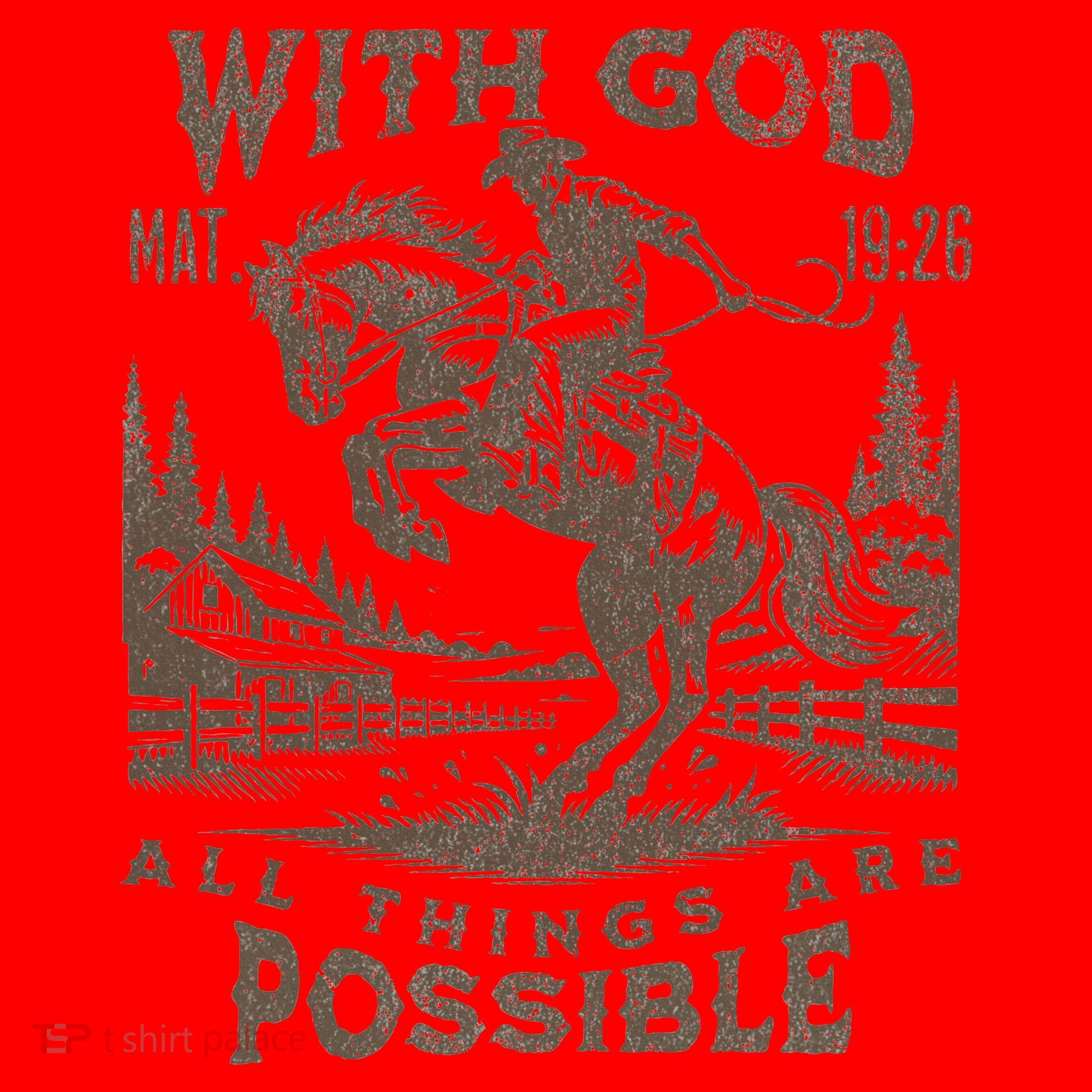 Cowboy Bible Scripture Verse Western Jesus For Faith Santa Hat