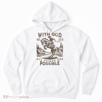 Cowboy Bible Scripture Verse Western Jesus For Faith Hoodie
