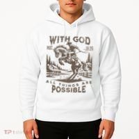 Cowboy Bible Scripture Verse Western Jesus For Faith Hoodie thumb 2