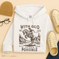 Cowboy Bible Scripture Verse Western Jesus For Faith Hoodie thumb 4