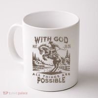 Cowboy Bible Scripture Verse Western Jesus For Faith Coffee Mug thumb 0