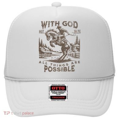 Cowboy Bible Scripture Verse Western Jesus For Faith Hat