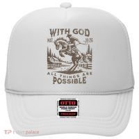 Cowboy Bible Scripture Verse Western Jesus For Faith Hat thumb 0