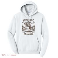 Cowboy Bible Scripture Verse Western Jesus For Faith Tall Hoodie thumb 0