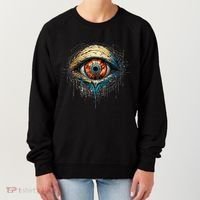 Comic Book Style Eyeball Women's Sweatshirt thumb 0