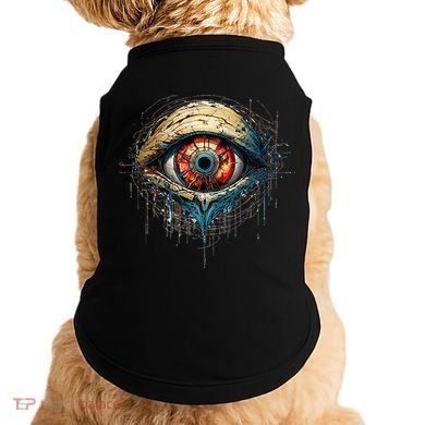 Comic Book Style Eyeball Doggie Tank