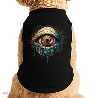 Comic Book Style Eyeball Doggie Tank thumb 0