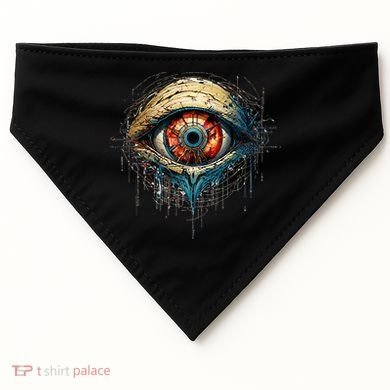 Comic Book Style Eyeball USA-Made Doggie Bandana