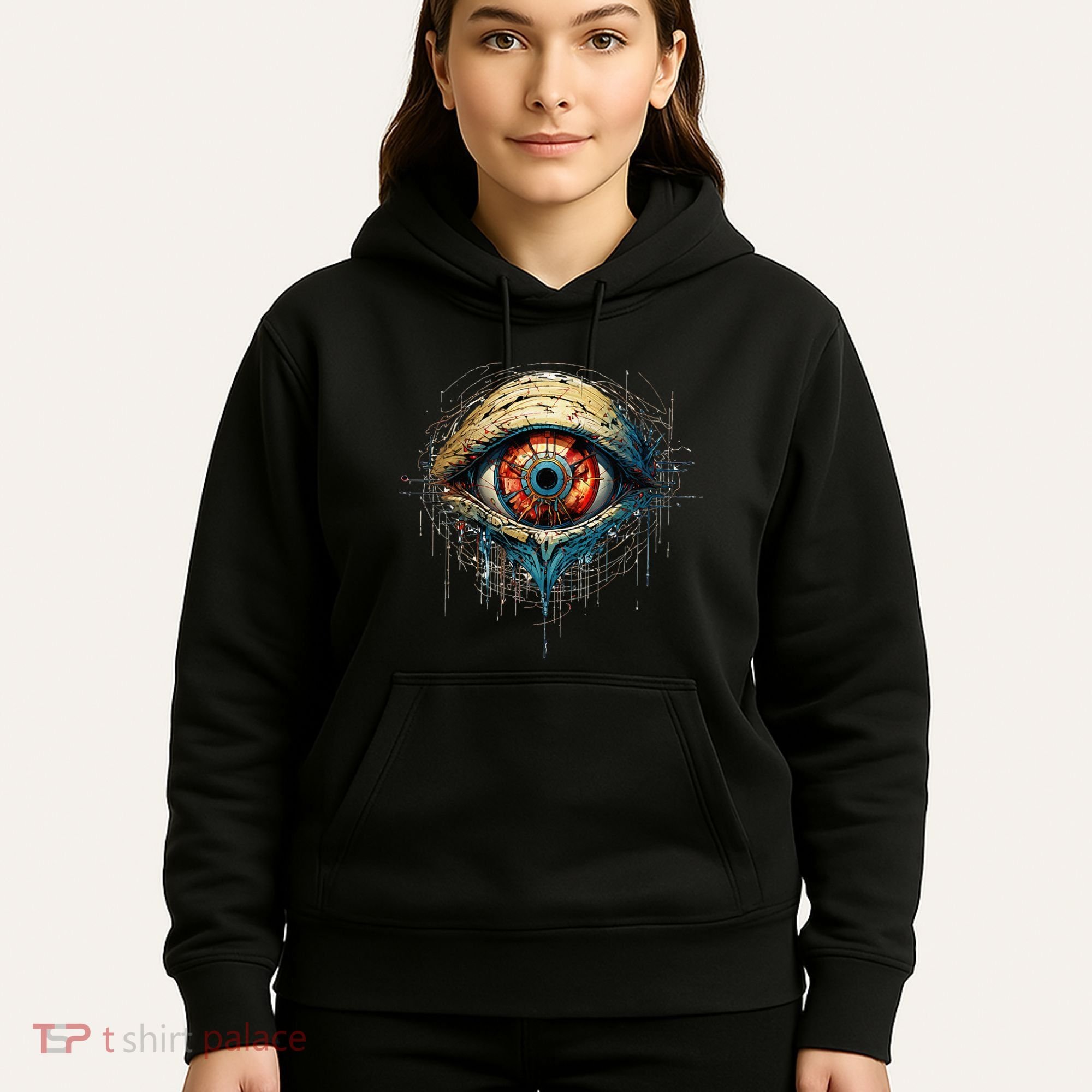 Comic Book Style Eyeball Hoodie