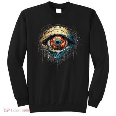Comic Book Style Eyeball Sweatshirt