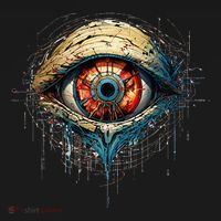 Comic Book Style Eyeball Sweatshirt thumb 3