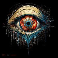 Comic Book Style Eyeball Ornament thumb 1