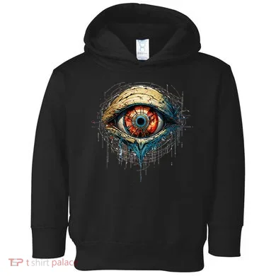 Comic Book Style Eyeball Toddler Hoodie