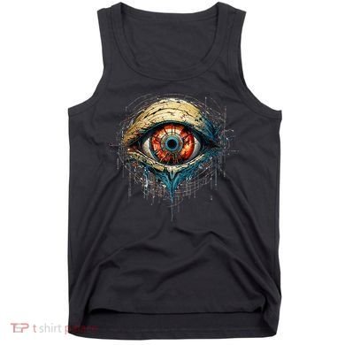 Comic Book Style Eyeball Tank Top