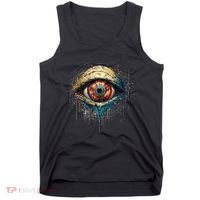 Comic Book Style Eyeball Tank Top thumb 0
