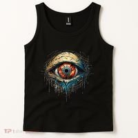Comic Book Style Eyeball Tank Top thumb 2