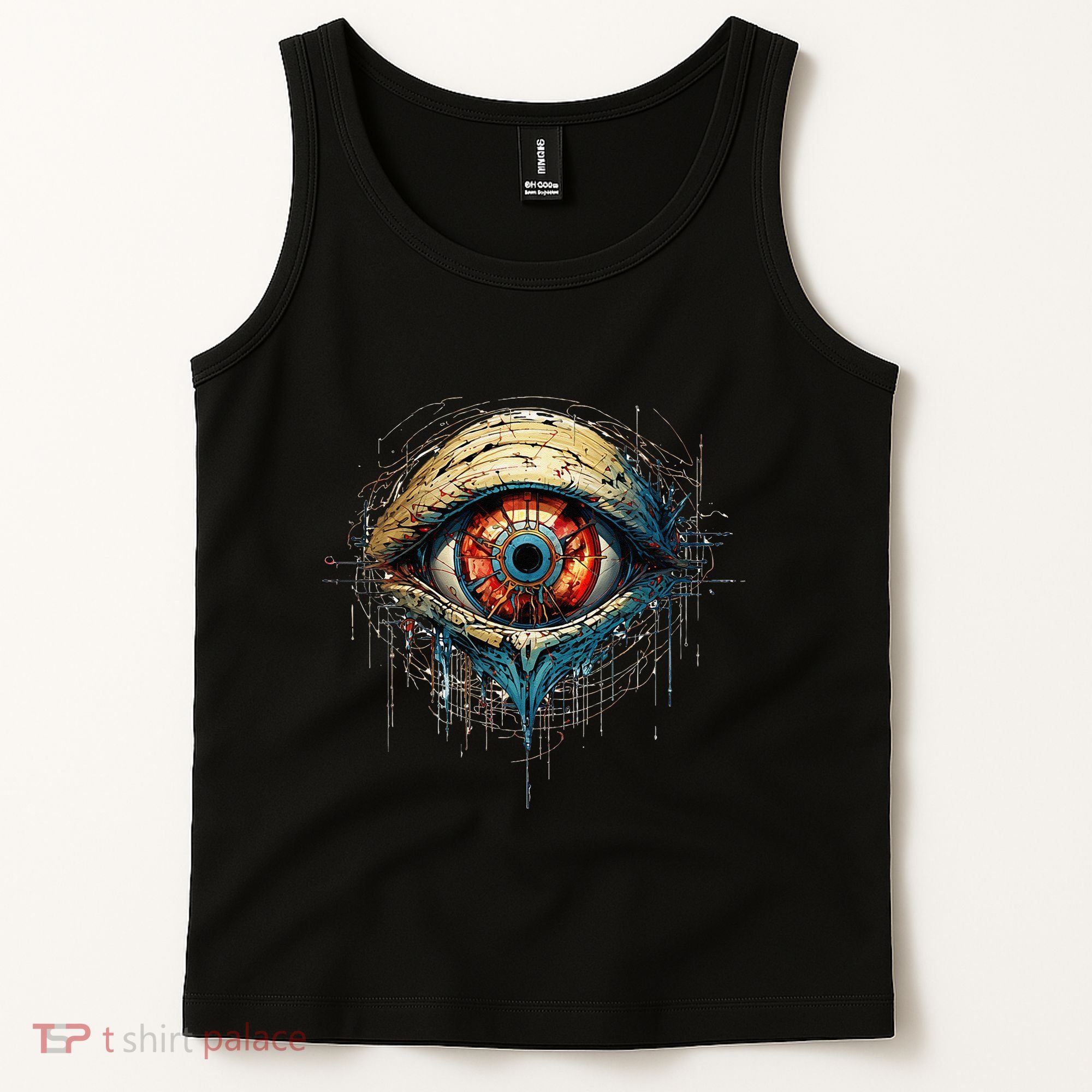 Comic Book Style Eyeball Tank Top