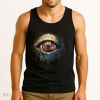 Comic Book Style Eyeball Tank Top thumb 3