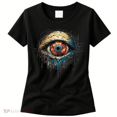 Comic Book Style Eyeball Women's T-Shirt