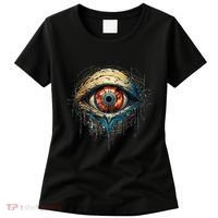 Comic Book Style Eyeball Women's T-Shirt thumb 0