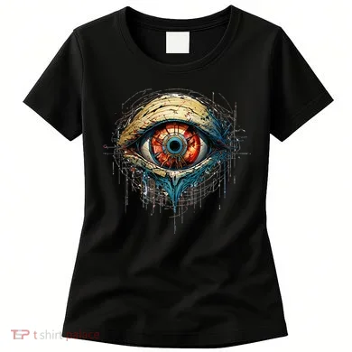 Comic Book Style Eyeball Women's T-Shirt
