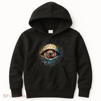 Comic Book Style Eyeball Kids Hoodie thumb 0