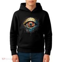 Comic Book Style Eyeball Kids Hoodie thumb 4