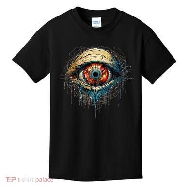 Comic Book Style Eyeball Kids T-Shirt