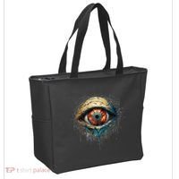 Comic Book Style Eyeball Tote Bag thumb 2