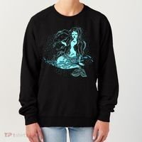 Cute Boho Space Galaxy Mermaid Women's Sweatshirt thumb 0