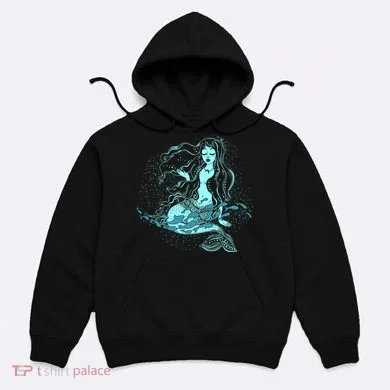 Cute Boho Space Galaxy Mermaid Hoodie