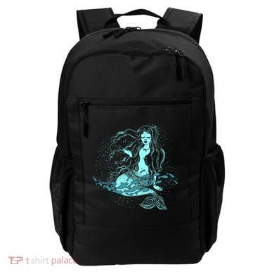 Cute Boho Space Galaxy Mermaid Backpack