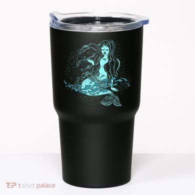 Cute Boho Space Galaxy Mermaid Tumbler