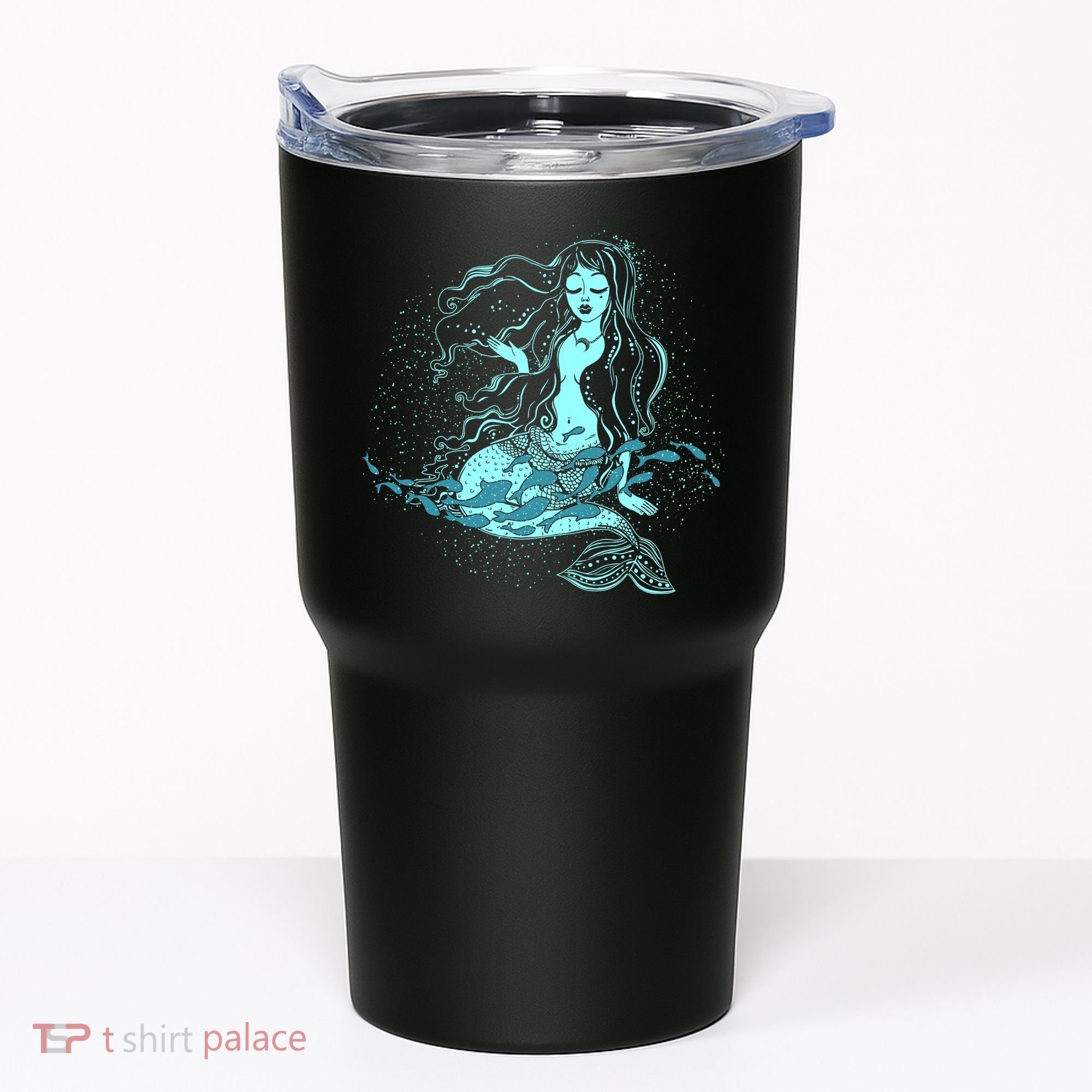 Cute Boho Space Galaxy Mermaid Tumbler