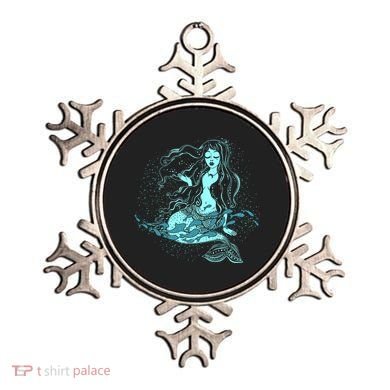 Cute Boho Space Galaxy Mermaid Ornament