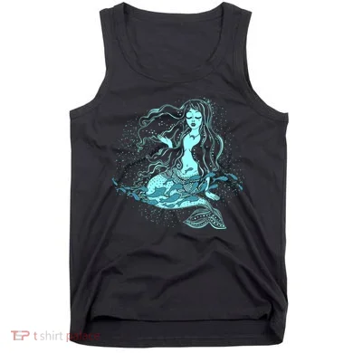 Cute Boho Space Galaxy Mermaid Tank Top