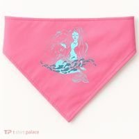 Cute Boho Space Galaxy Mermaid USA-Made Doggie Bandana thumb 0