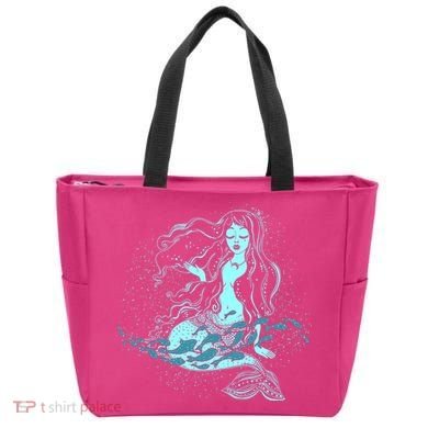 Cute Boho Space Galaxy Mermaid Tote Bag